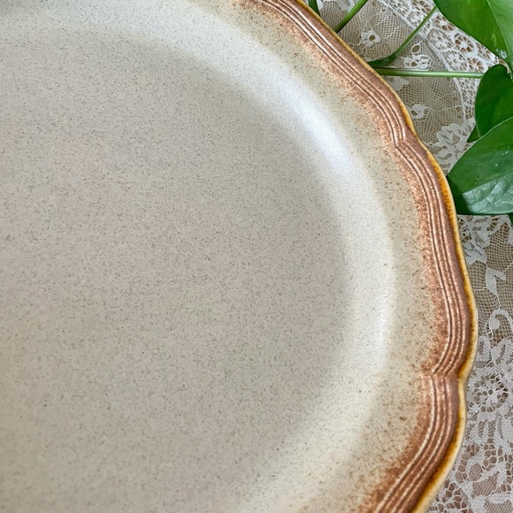 Mikasa 12” Chop Plate / Round Platter Whole Wheat - Picture 2 of 6